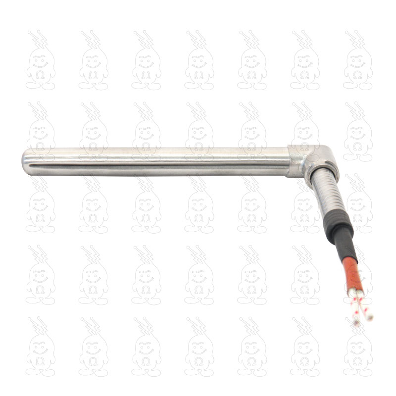 RESISTÊNCIA ELÉTRICA CARTUCHO FENDILHADO COM SAÍDA 90º PARA MOLDES E MATRIZES (CF-S90)