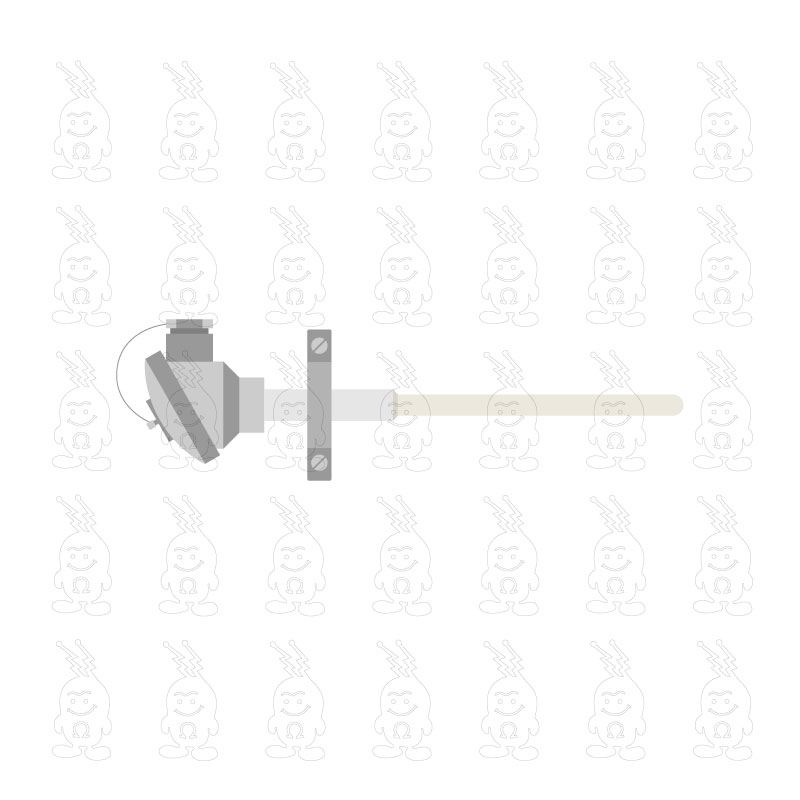 SENSOR TERMOPAR CONVENCIONAL COM PROTEÇÃO CERÂMICA PARA FORNOS DE ALTA TEMPERATURA (SC-C)
