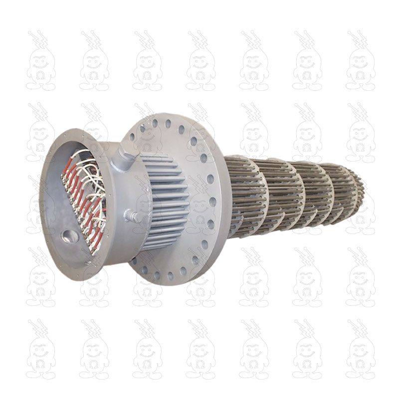 RESISTÊNCIA ELÉTRICA DE IMERSÃO FLANGE ANSI PARA TANQUES E VASOS DE PRESSÃO (IFA)