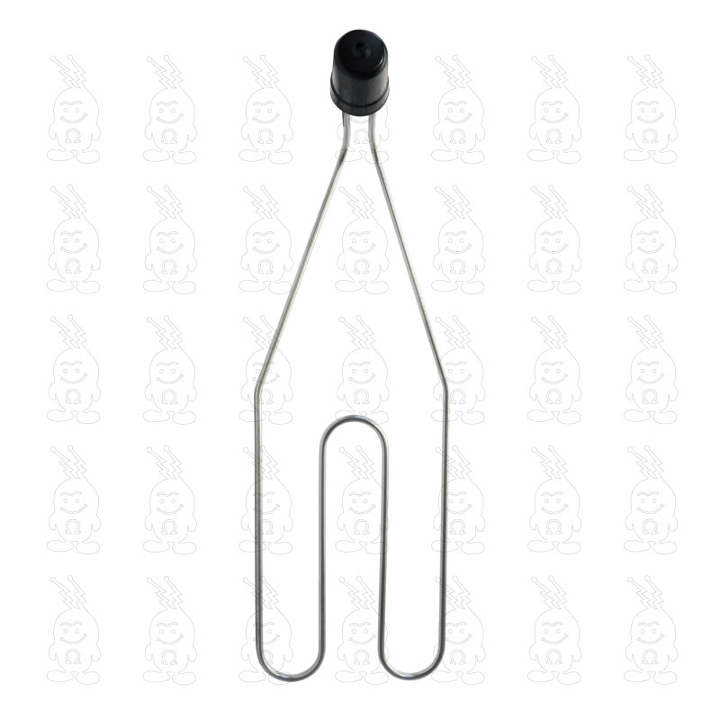 RESISTÊNCIA ELÉTRICA DE IMERSÃO SOBRE BORDA EM L PARA GALVANOPLASTIA (ISB-L)