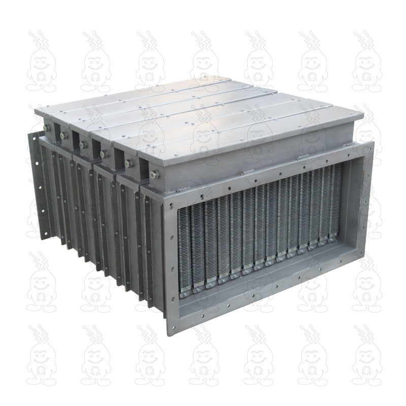 MÓDULO ELÉTRICO PARA AR QUENTE TUBULAR ALETADA PARA SISTEMAS DE VENTILAÇÃO E DUTOS (MAQ-TA)
