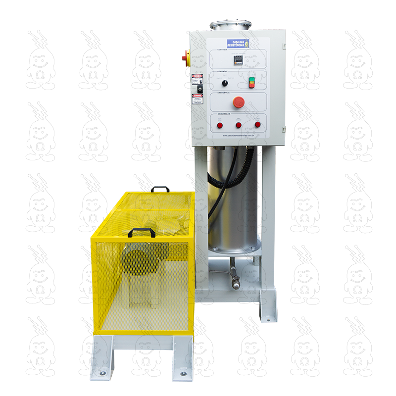 Aquecedor Industrial de Passagem para Fluídos Viscosos 60kW 380V